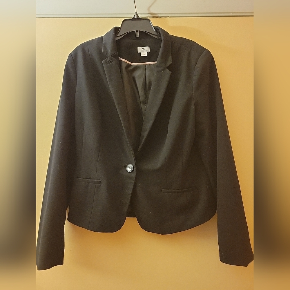 Ladies Worthington black Size L.  Blazer jacket